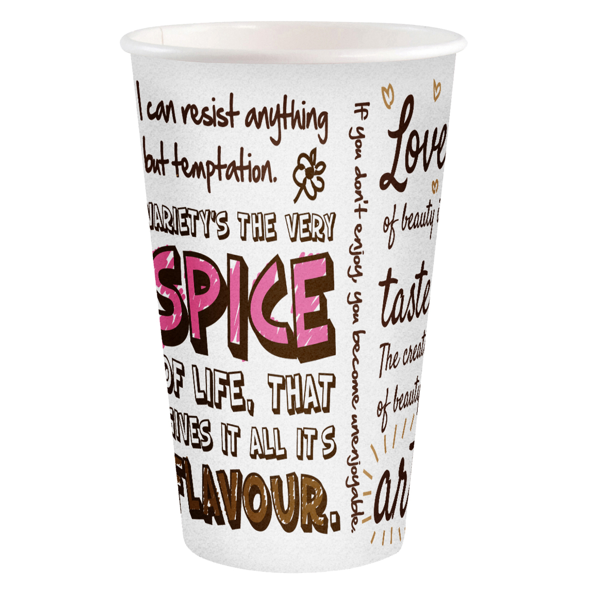 Hot Paper Cup SPICE, 16 oz.
